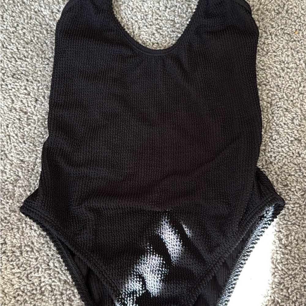 Elegant Black Women's One Piece Swimsuit
